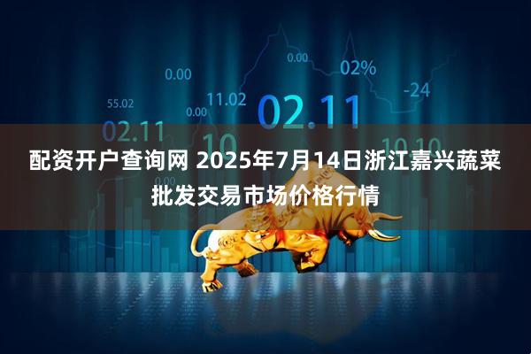 配資開戶查詢網(wǎng) 2025年7月14日浙江嘉興蔬菜批發(fā)交易市場價格行情